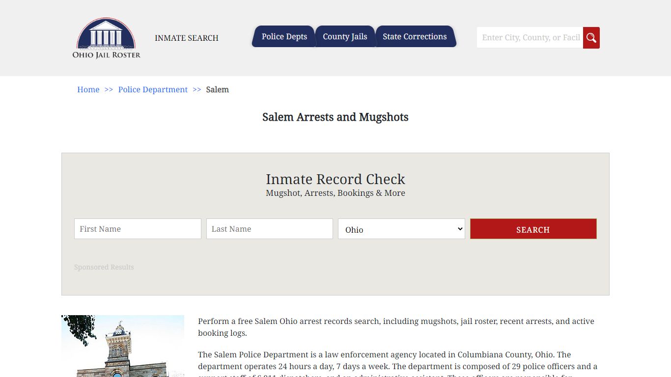 Salem Arrests and Mugshots | Jail Roster Search